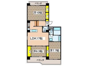 ユニバ－サル南藤沢タワ－の物件間取画像